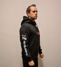 Hoodie genser svart unisex thumbnail